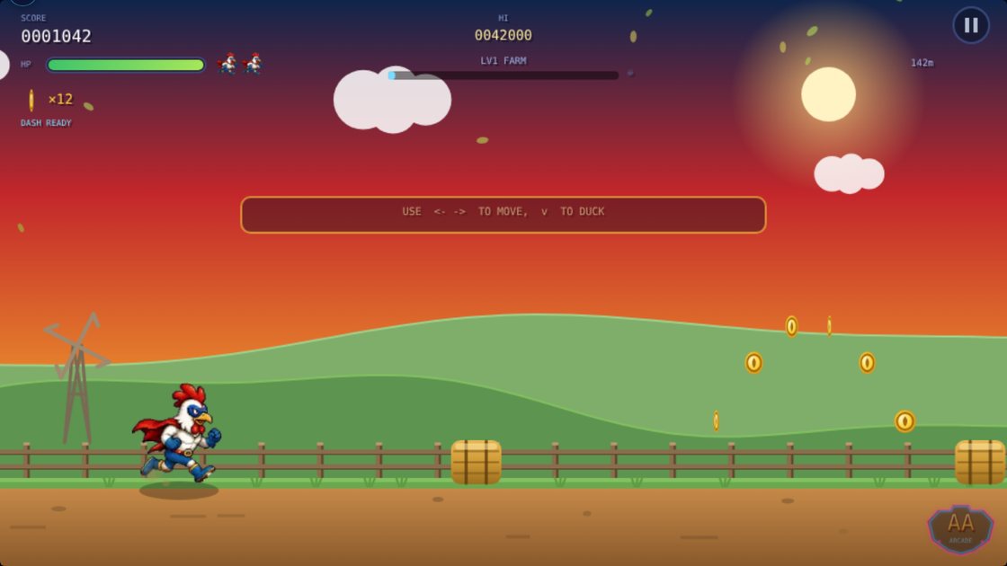 Rooster Run gameplay